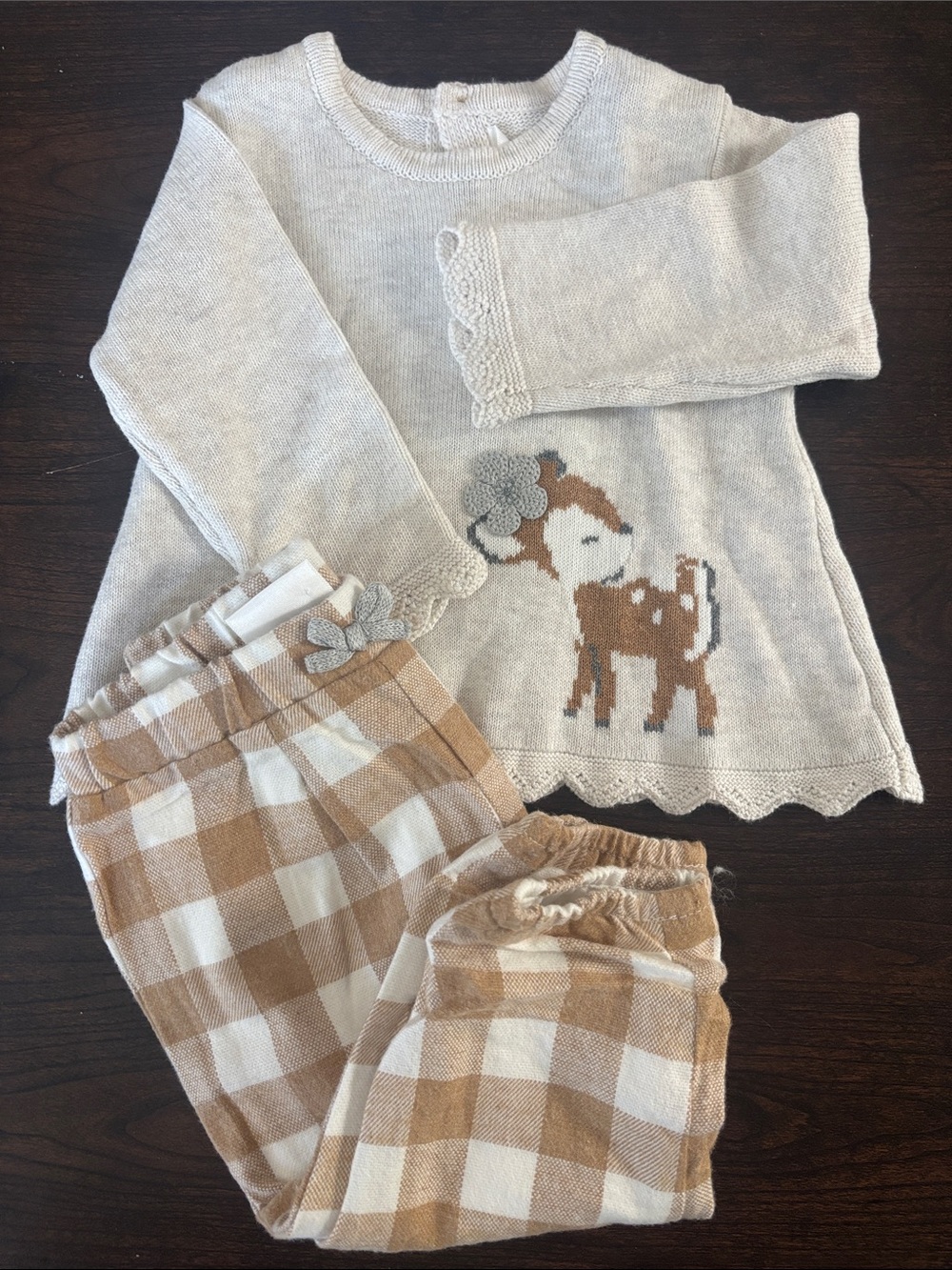 Mayoral Deer Sweater with pants